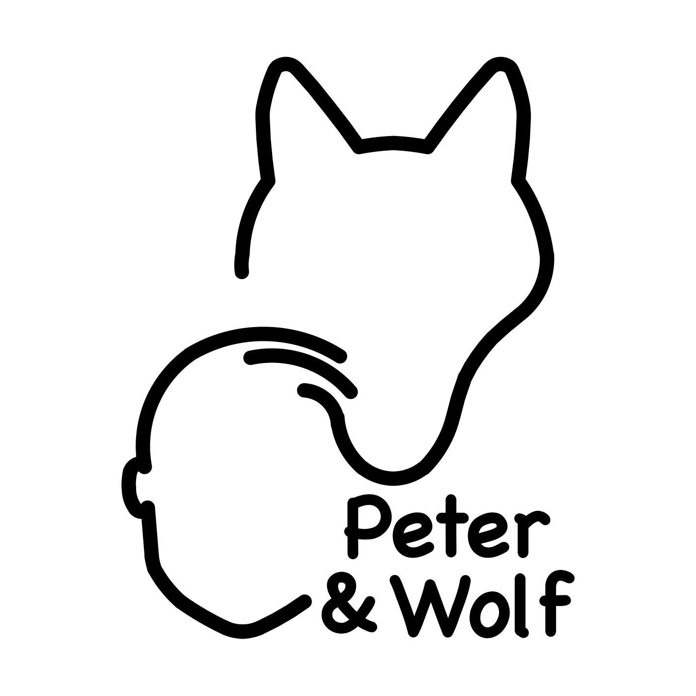 Logo Peter & Wolf inicial