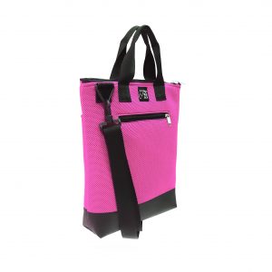 Tote Bag Pockets Asa Corta Sport rosa 1
