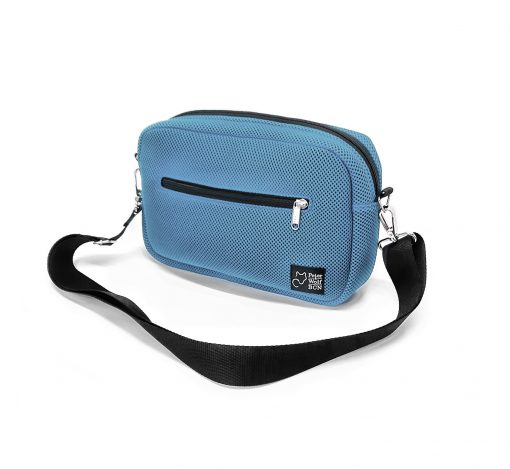Bandolera Puffy Sport azul celeste