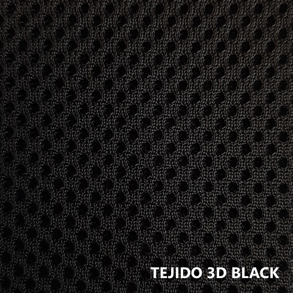 3D fabric black