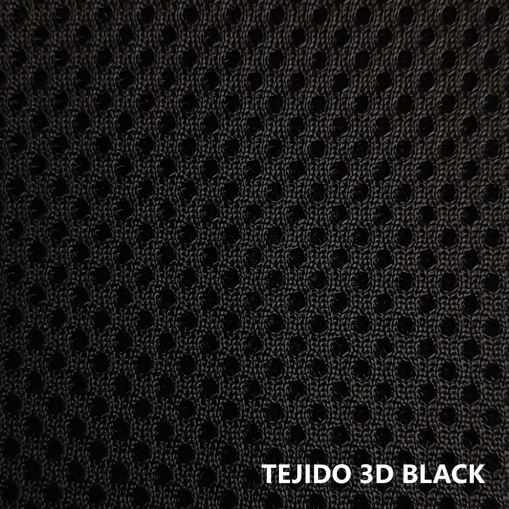 3D BLACK LR Tejido 3D negro