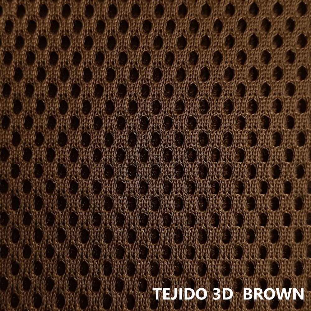 3D BROWN LR Tejido 3D marrón