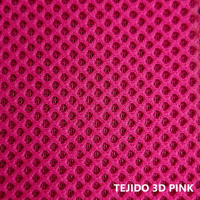 Tejido 3D rosa fucsia