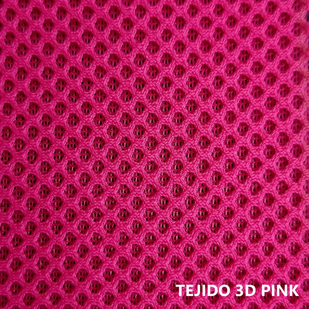 3D fabric pink