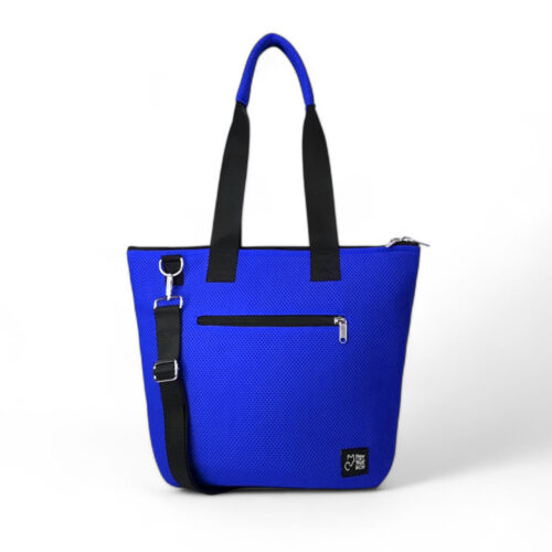 Bolso Barco en tejido 3D azul royal