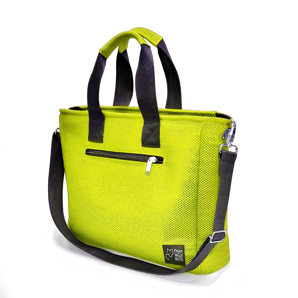 BOX bag in 3D lime green