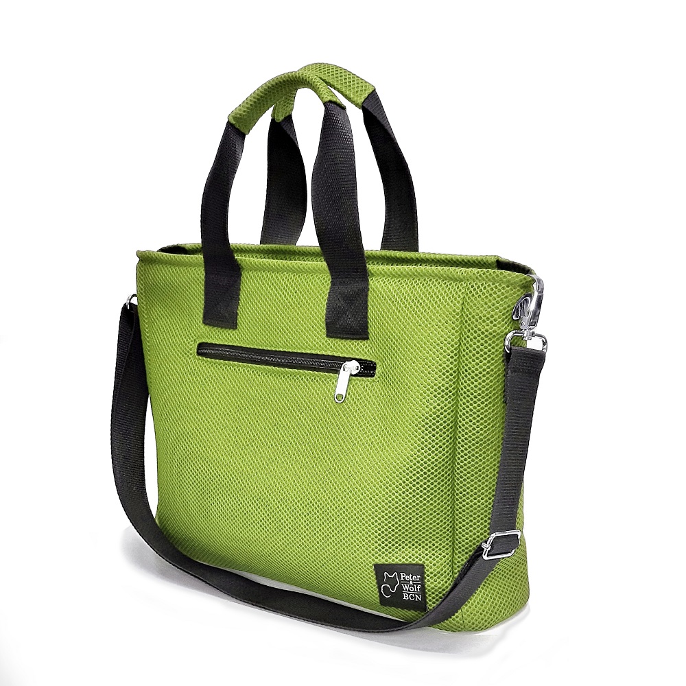 BOX bag in 3D pistacchio green
