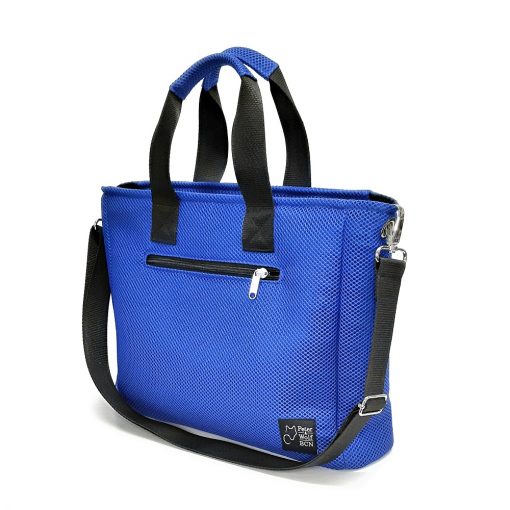 Bolso BOX en 3D azul royal