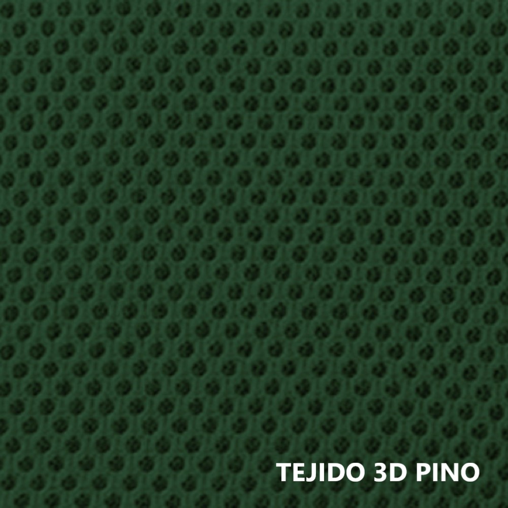 3D fabric pine green