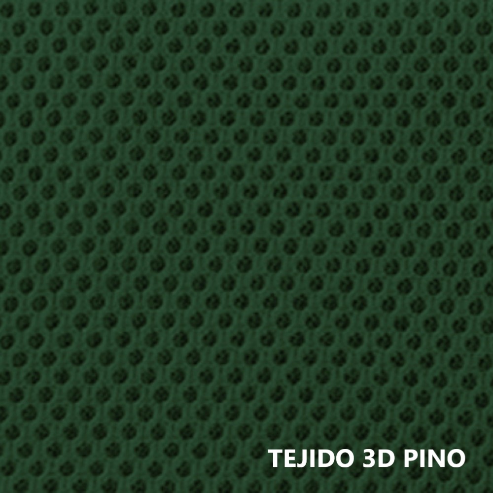 Tejido 3D verde pino