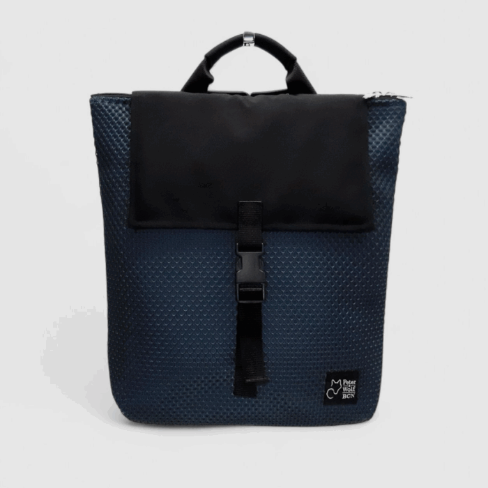 Mochila en tejido técnico Sport 3D Max azul índigo