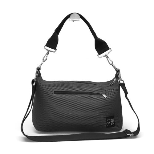 Bolso Krmen en tejido 3D gris cabrón