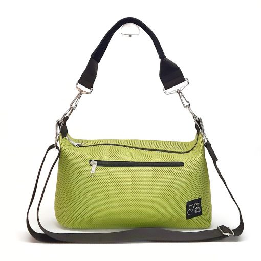 Bolso Krmen en tejido 3D verde pistacho
