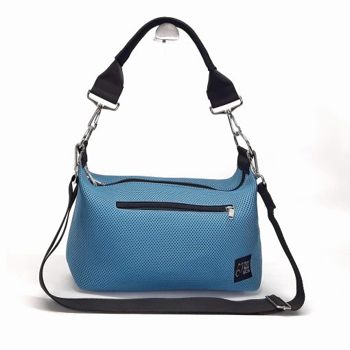 Bolso Krmen en tejido 3D azul cielo