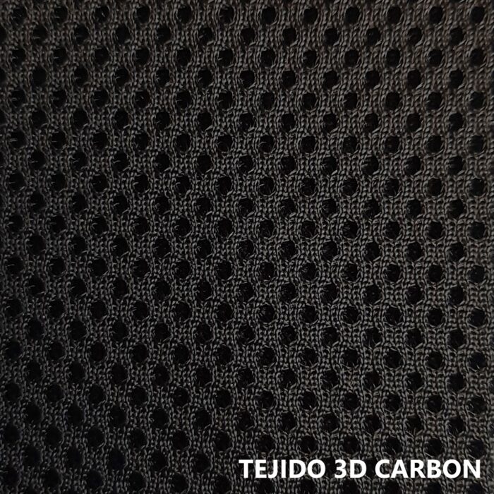 Tejido 3D gris carbón