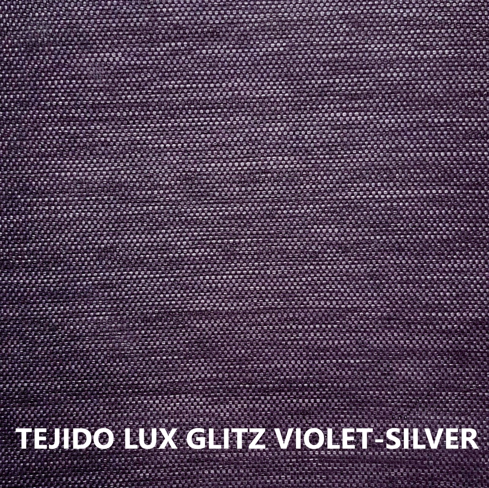 Tejido LUX Glitz color violeta-plata