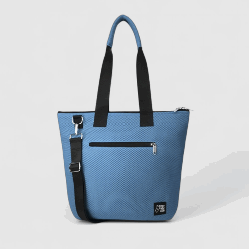Bolso Barco Pockets en tejido 3D azul celeste