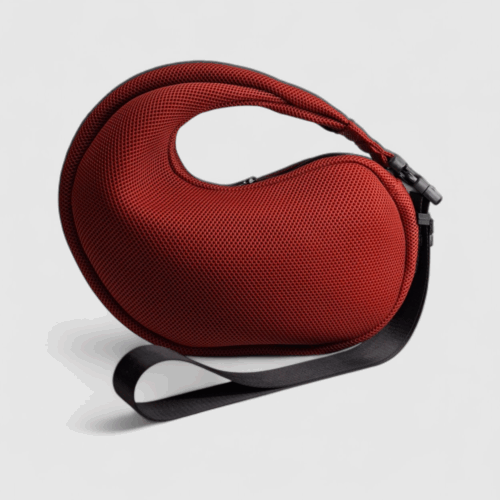 Bolso Nautilus en tejido 3D teja