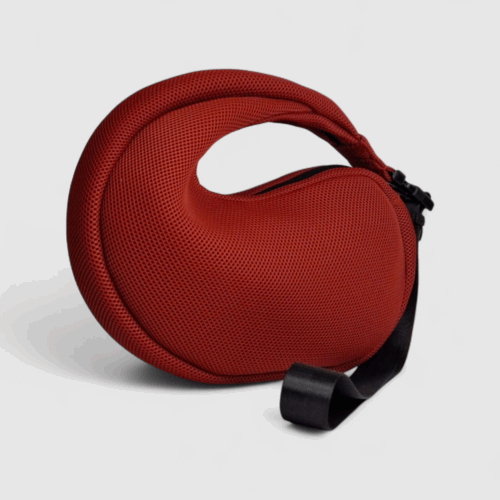 Bolso Nautilus en tejido 3D teja