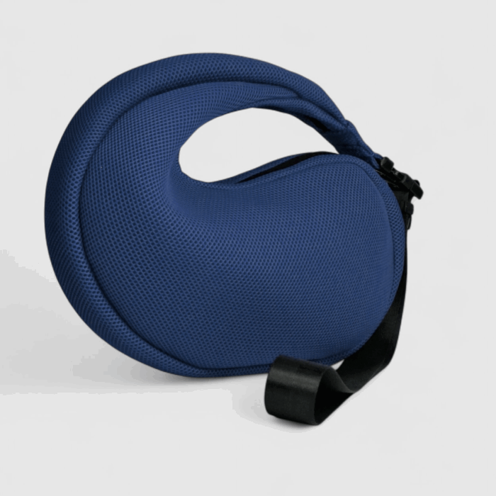 Bolso Nautilus en tejido 3D azul marino
