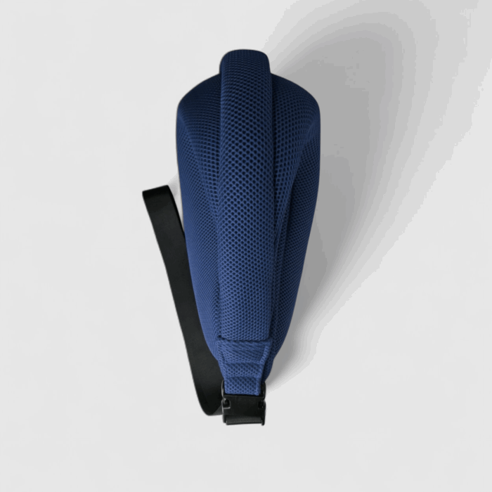 Bolso Nautilus en tejido 3D azul marino