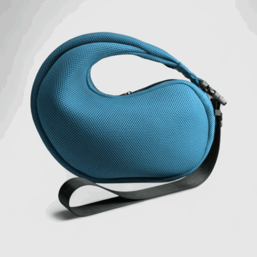 Bolso Nautilus en tejido 3D azul cielo