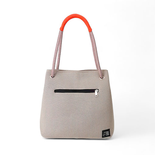 Bolso Kraft Sport Beige-Orange Jaspe-Red
