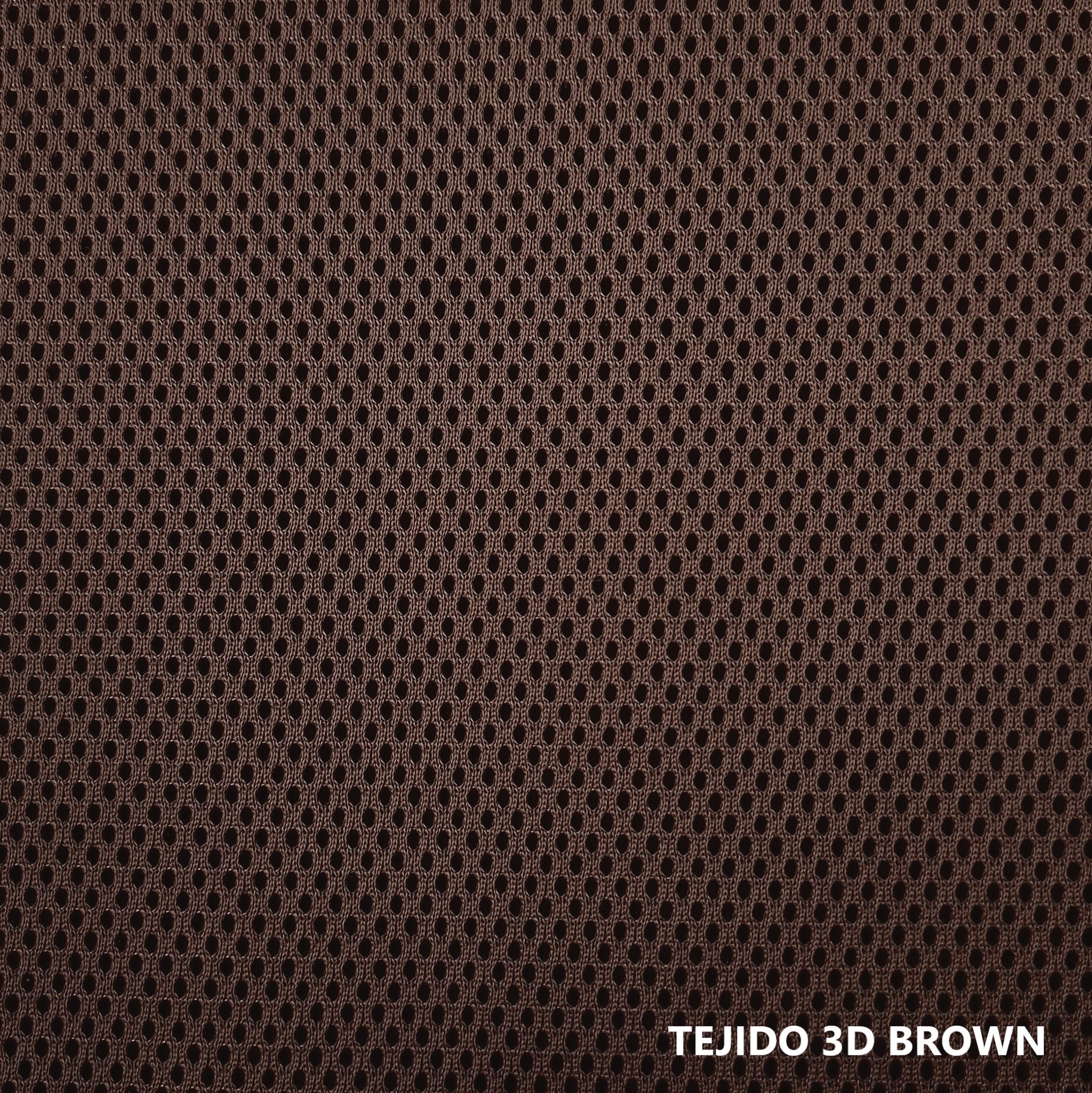 Tejido 3D marrón bronce