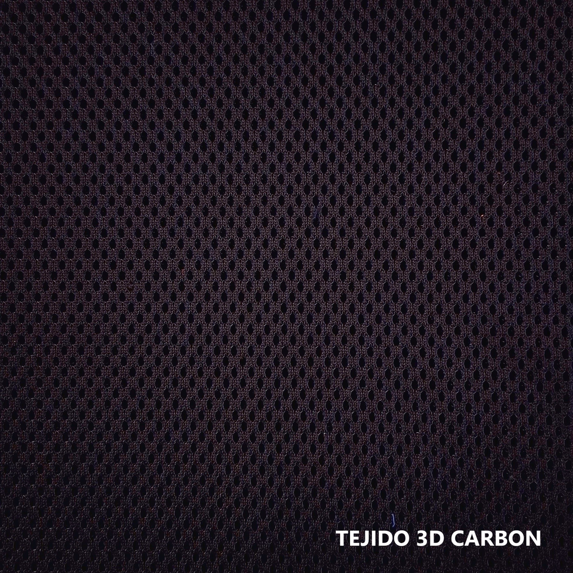 Tejido 3D gris carbón