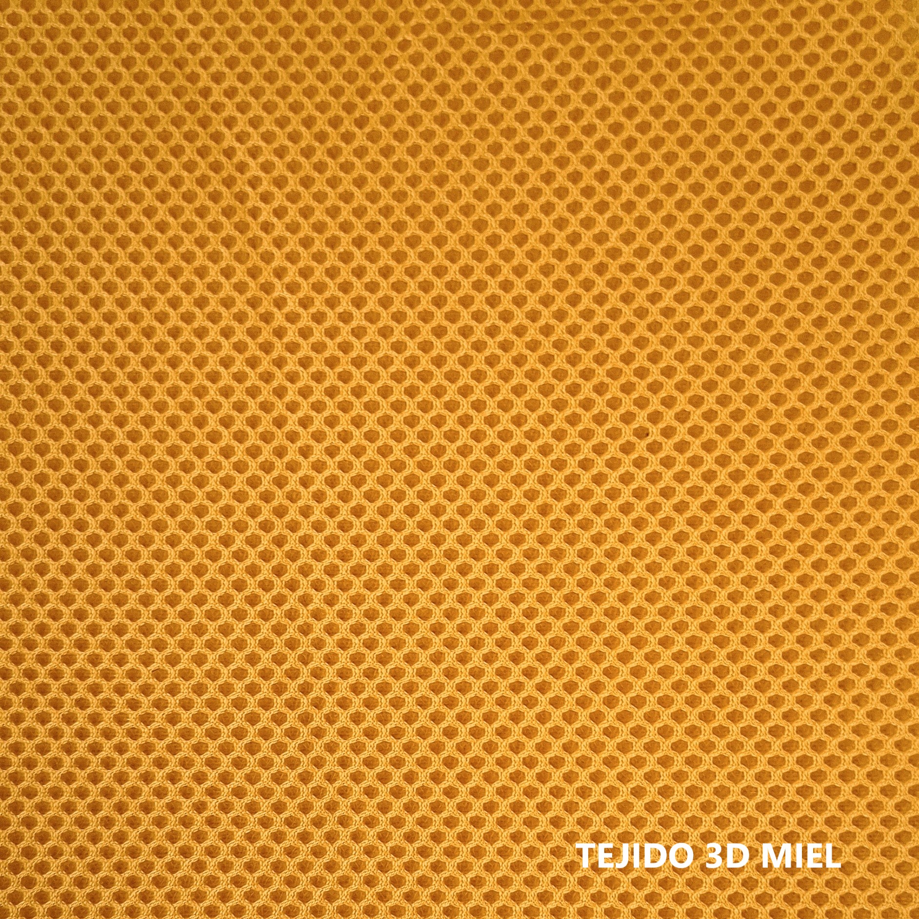 Tejido 3D amarillo miel