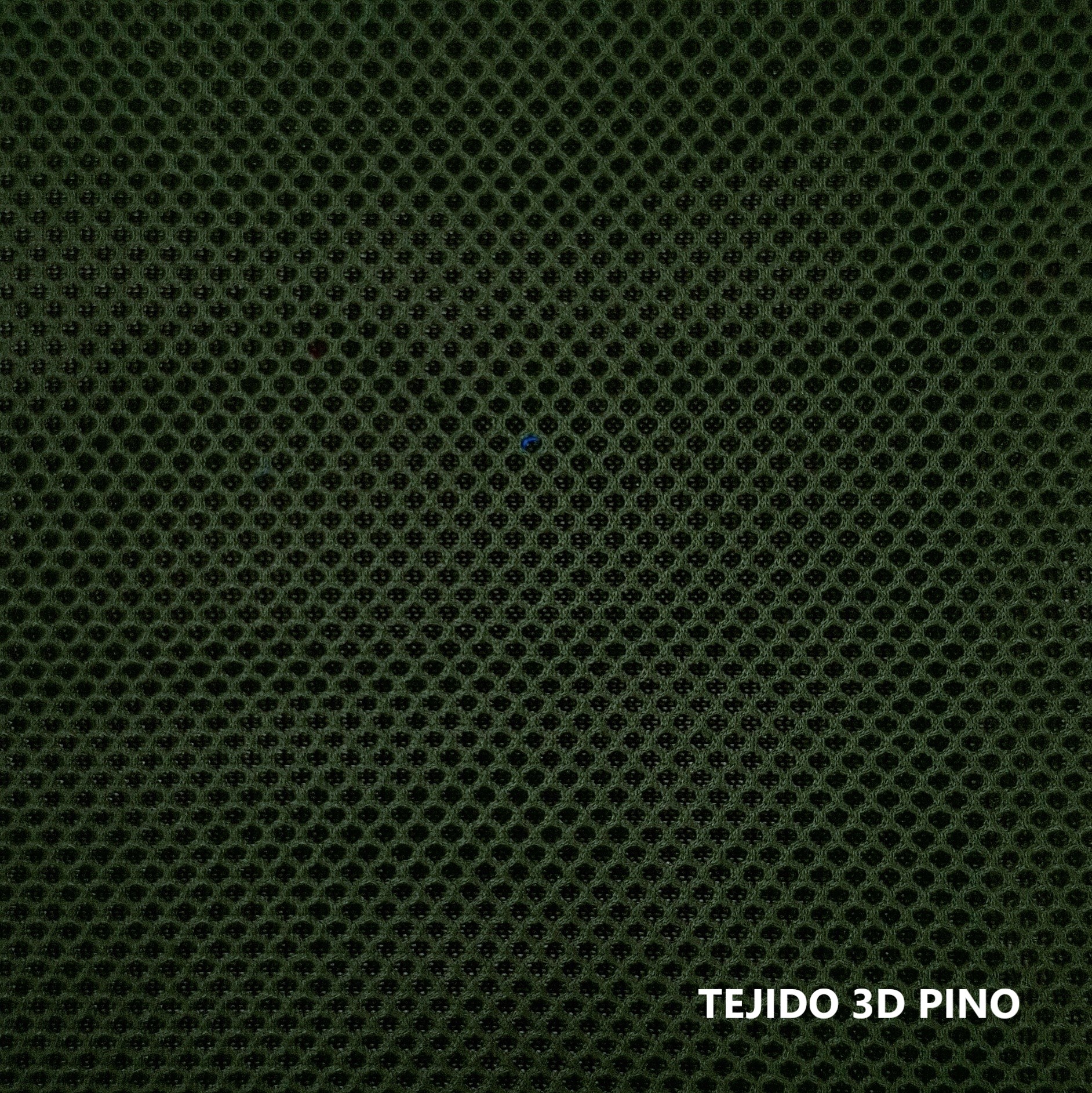 Tejido 3D verde pino