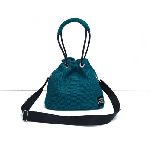Bolso Bolic en 3D verde petróleo