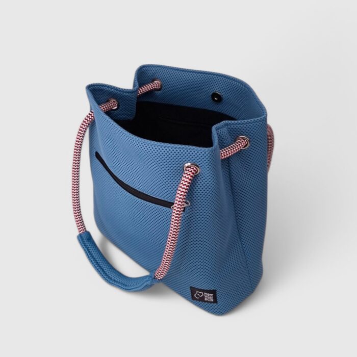 Bolso Kraft en tejido técnico 3D azul marino