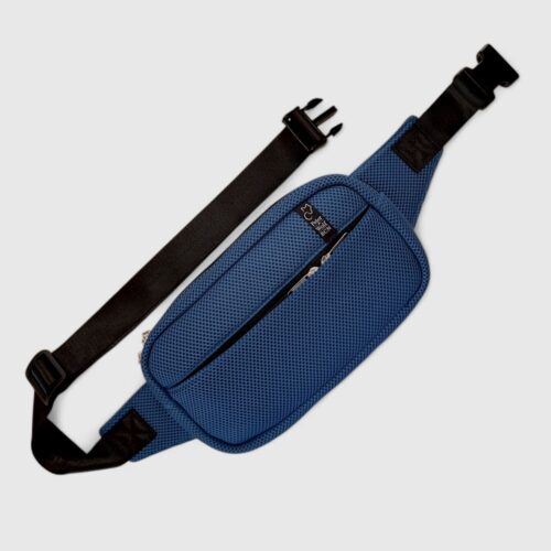 Riñonera XL en tejido técnico 3D azul marino