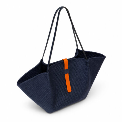 Bolso Kpax en esparto azul marino