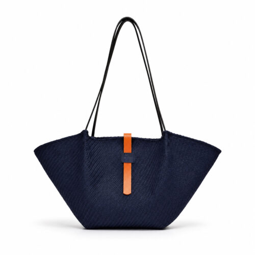 Bolso Kpax en esparto azul marino