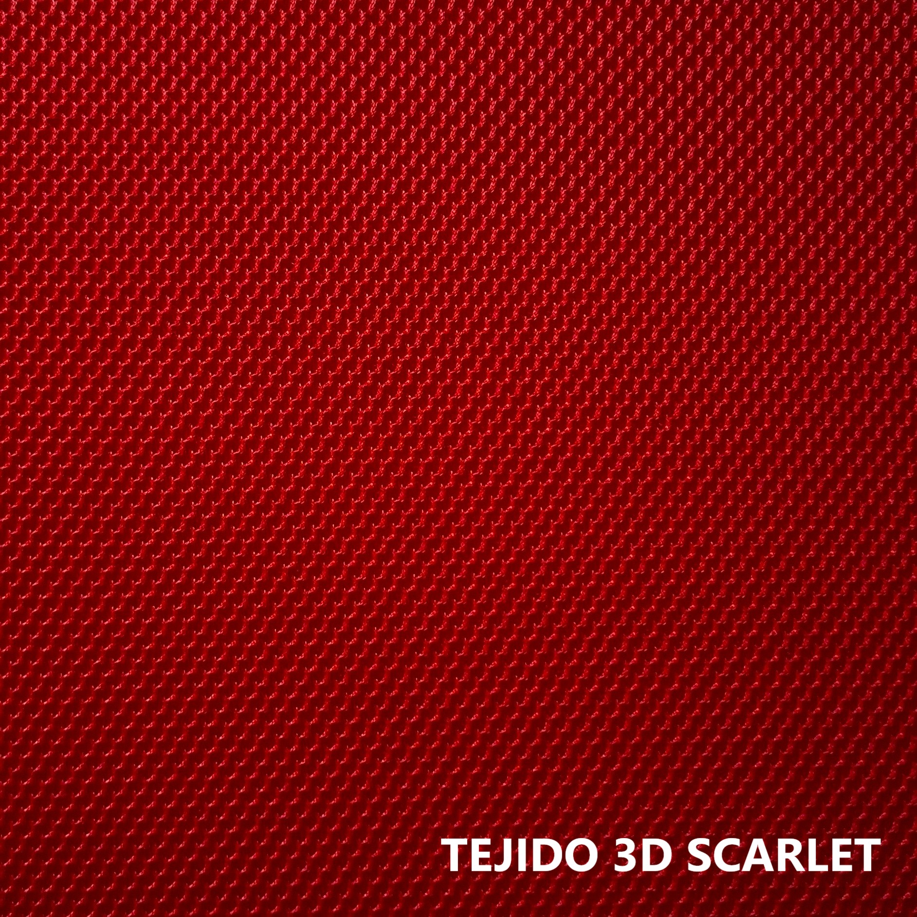3D SCARLET Scarlet red 3D technical fabric